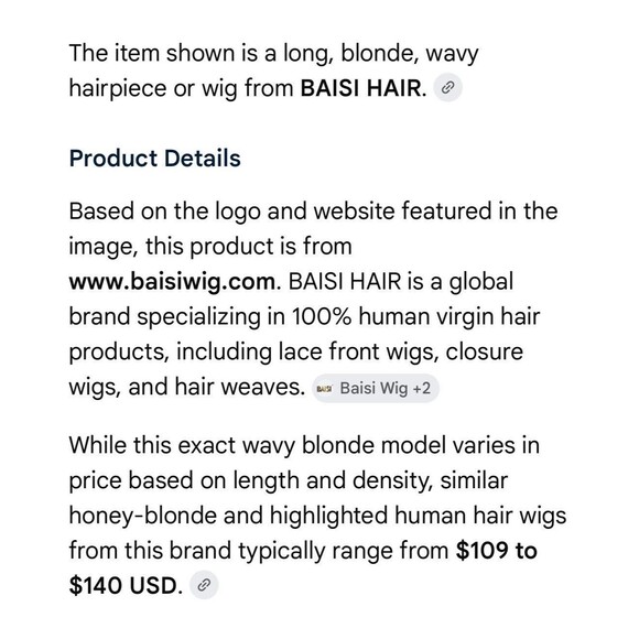 Baisi wig honey, blonde main image 4
